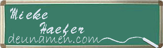 Mieke Haefer Visitenkarte
